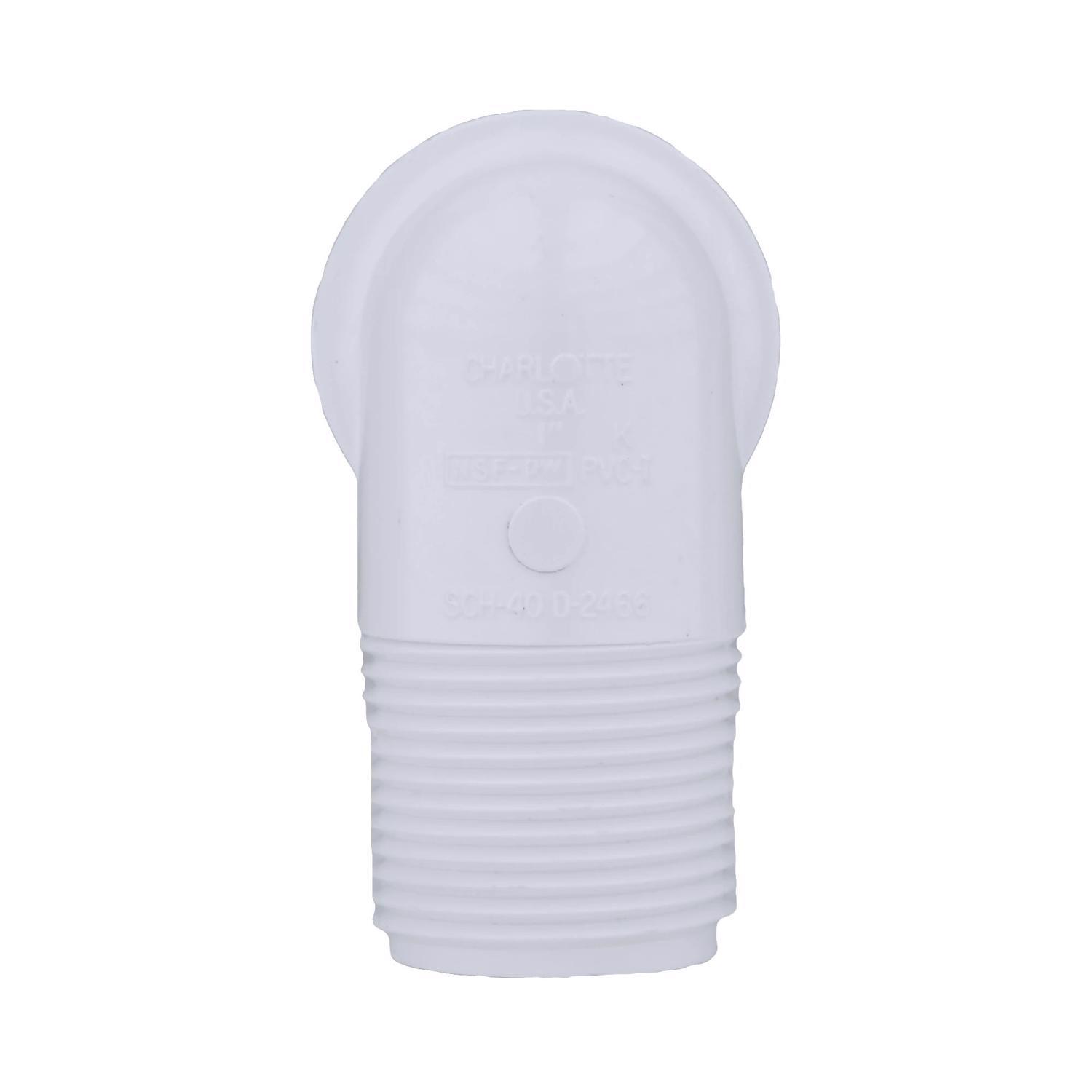 Charlotte Pipe Schedule 40 1 in. Slip X 1 in. D MPT PVC Street Elbow 1 pk
