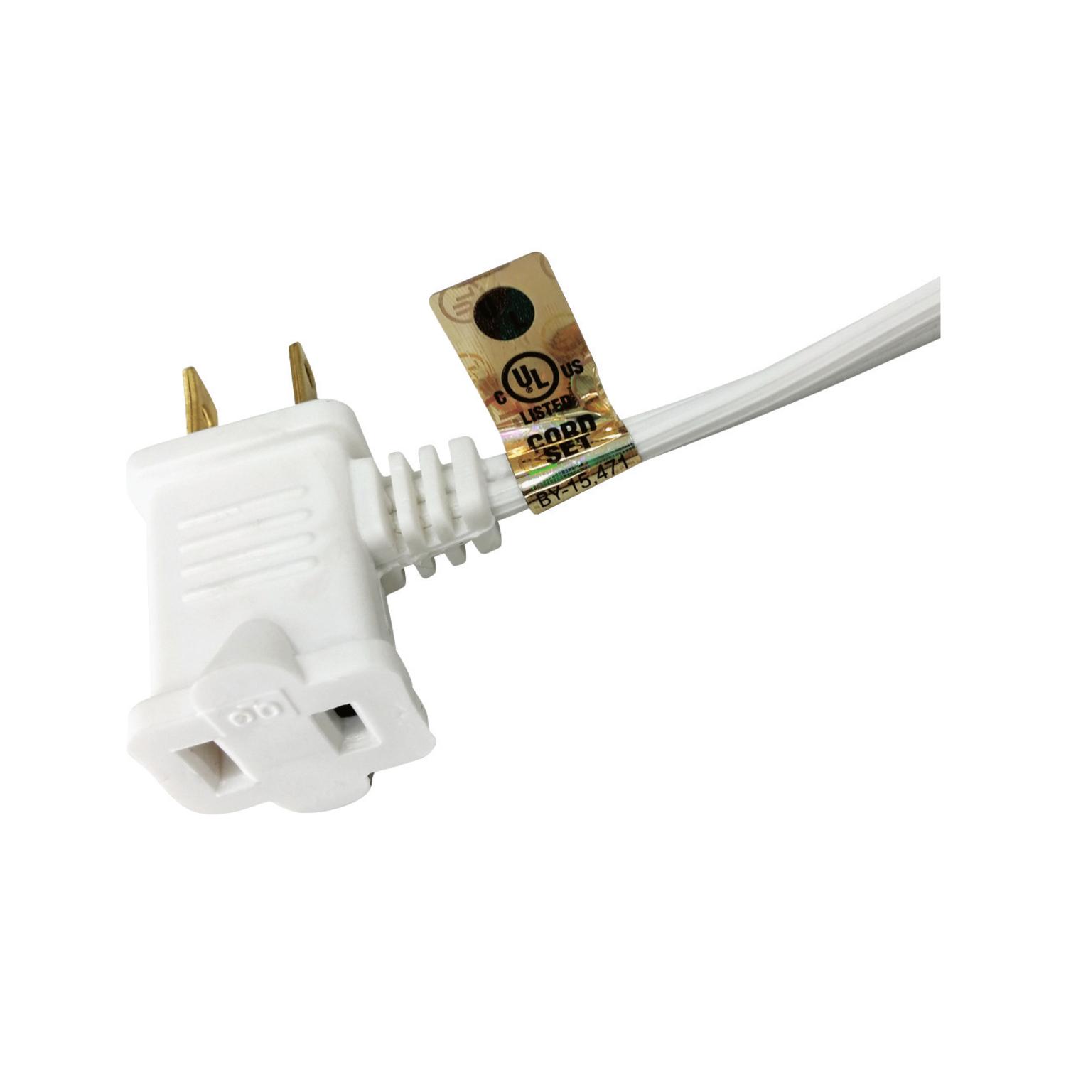 Ace Indoor 15 ft. L White Extension Cord with Switch 16/2 SPT-2