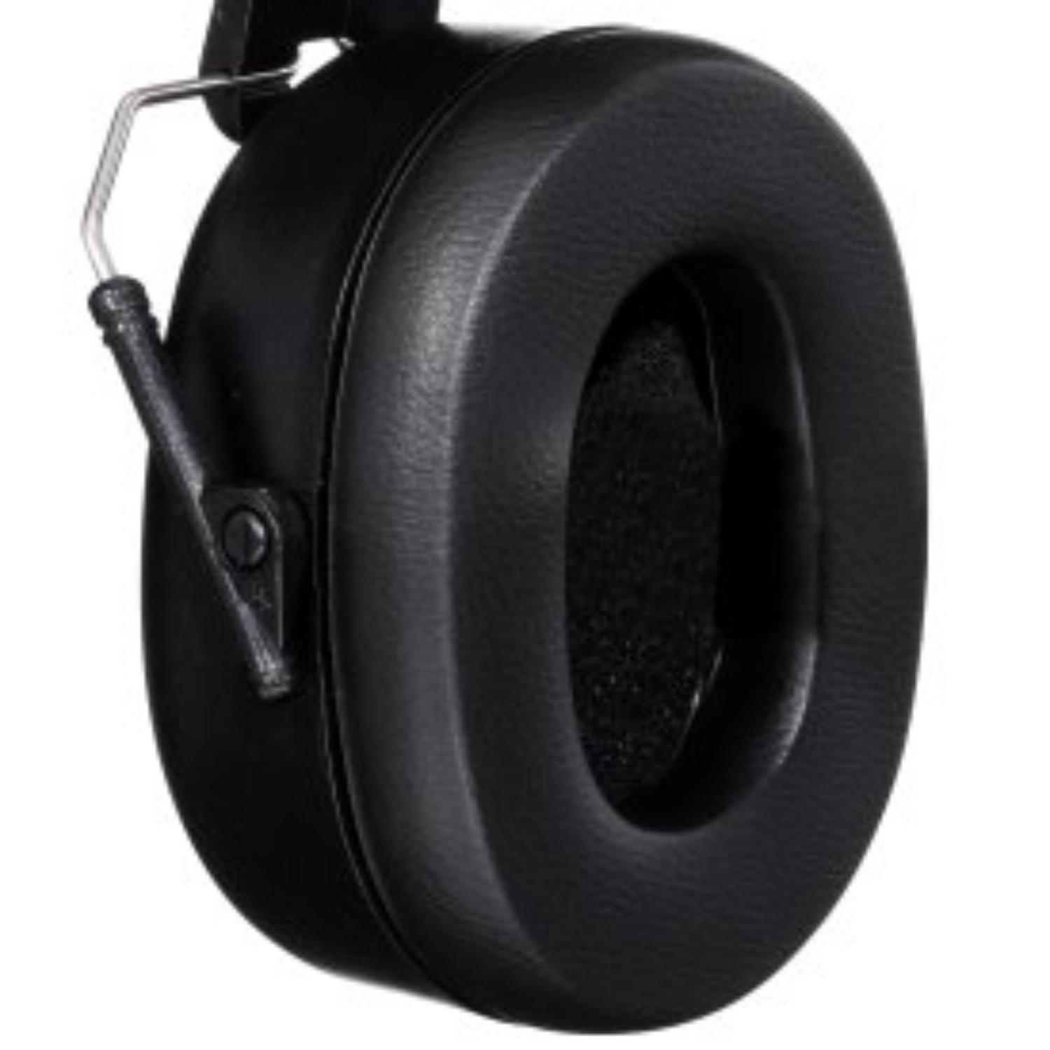 3M 25 dB Soft Foam Folding Earmuffs Black 1 pair