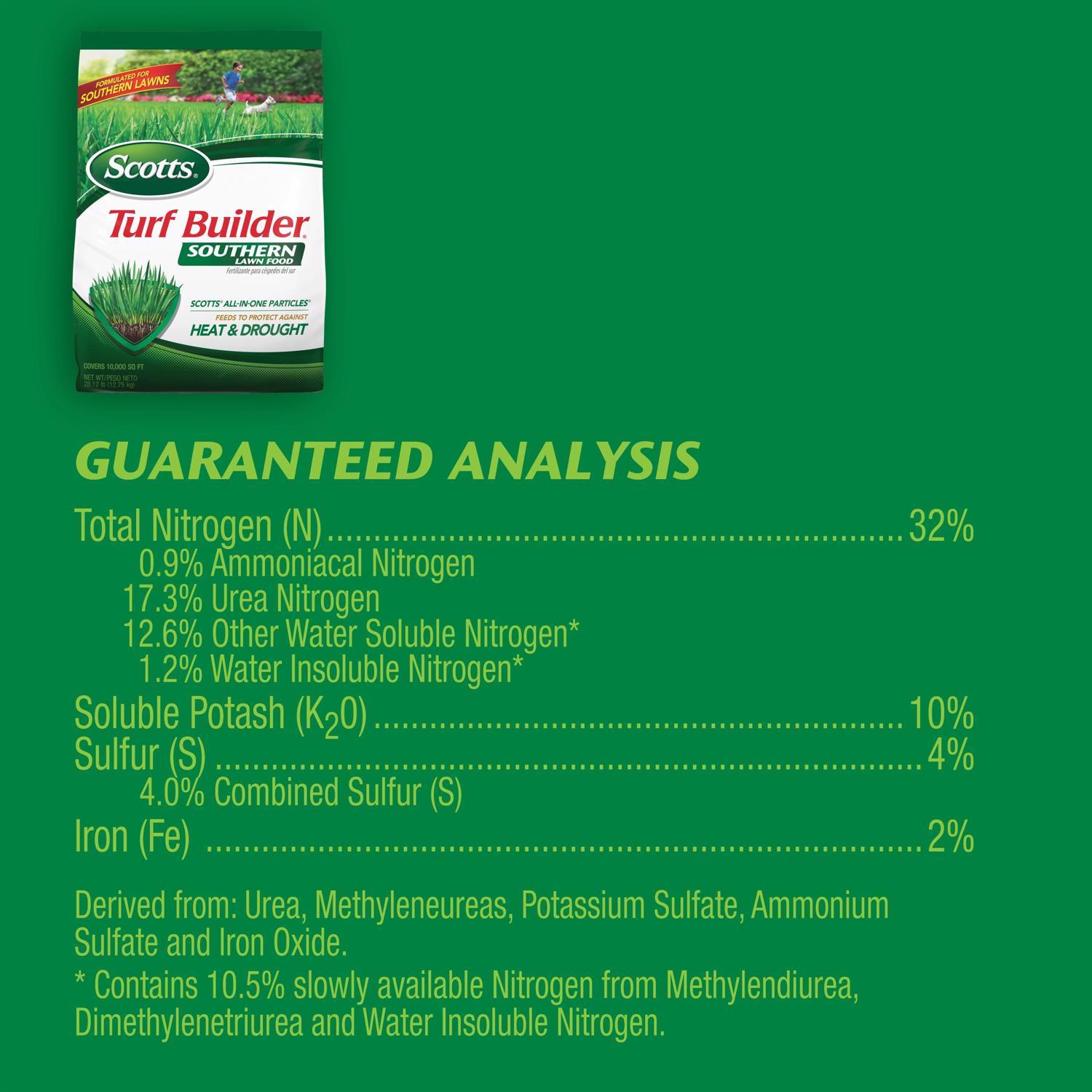 Scotts Turf Builder All-Purpose Southern Lawn Food For All Grasses 5000 sq ft