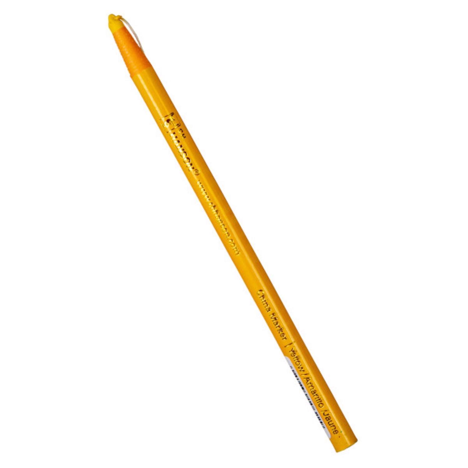 C.H. Hanson 6.8 in. L China Marker Yellow 1 pc