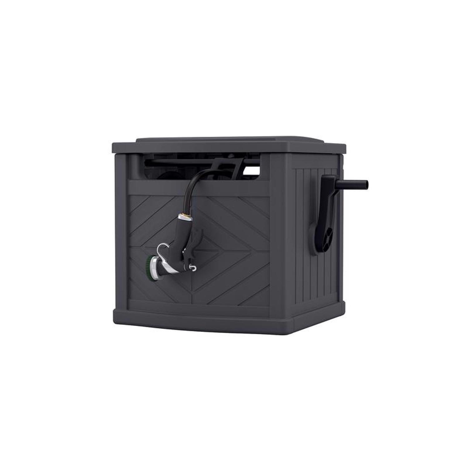 Suncast 150 ft. Gray Hideaway Hose Reel