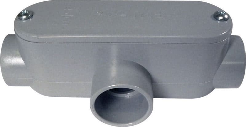 Cantex 1 in. D PVC Conduit Body For PVC 1 pk