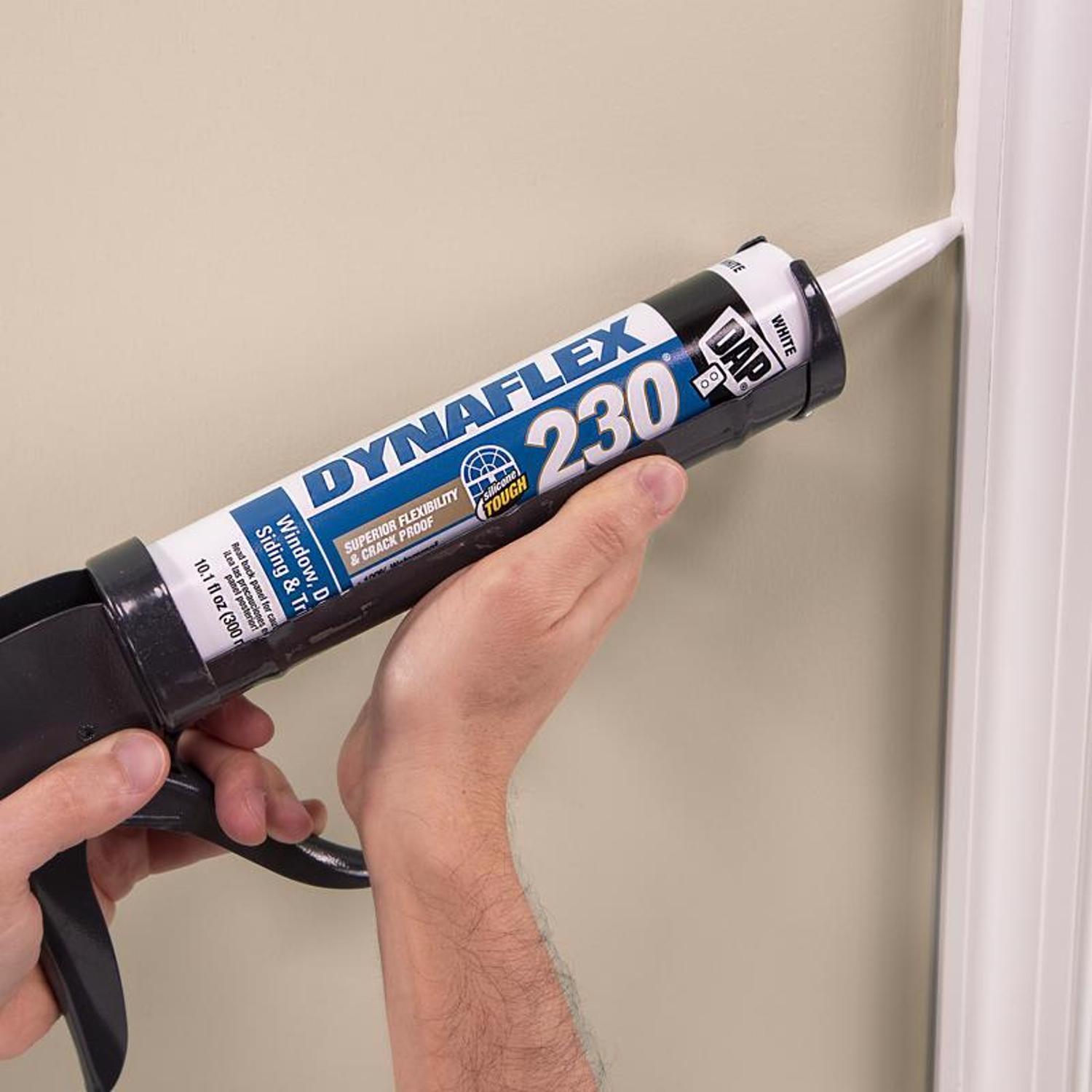 DAP DYNAFLEX 230 Black Premium Latex Door/Siding/ Window Sealant 10.1 oz
