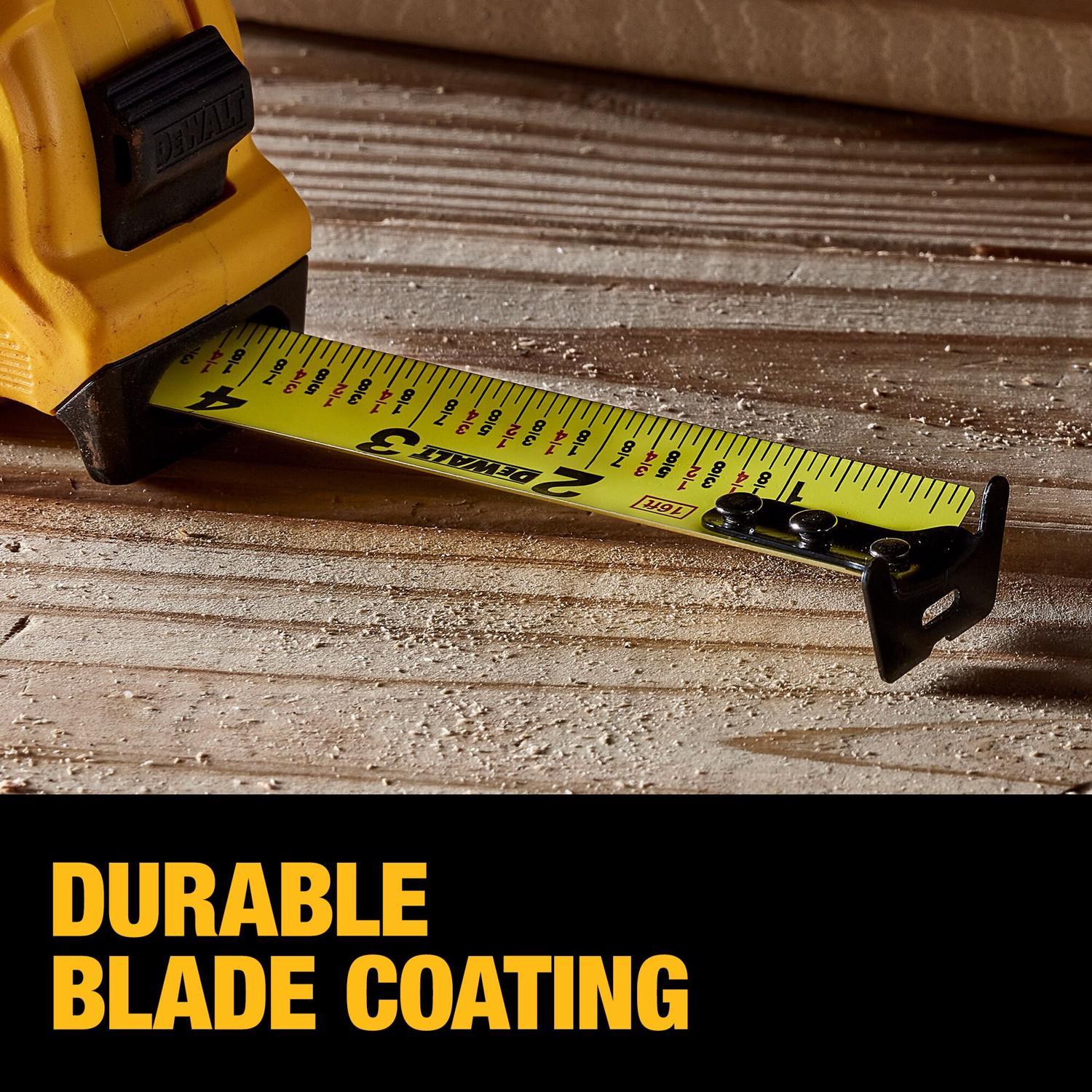 DeWalt ATOMIC 16 ft. L X 1.25 in. W Compact Tape Measure 1 pk