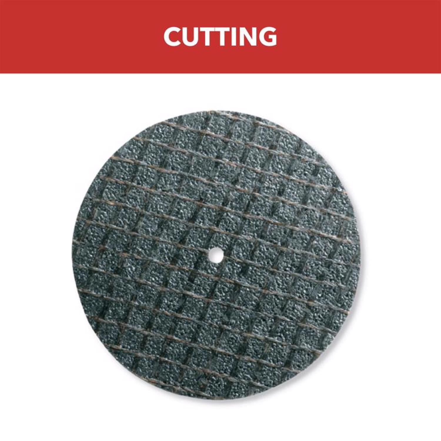 Dremel 15/16 in. D X 1/8 in. X 0.04 in. thick Aluminum Oxide Metal Cut-Off Wheel 20 pk