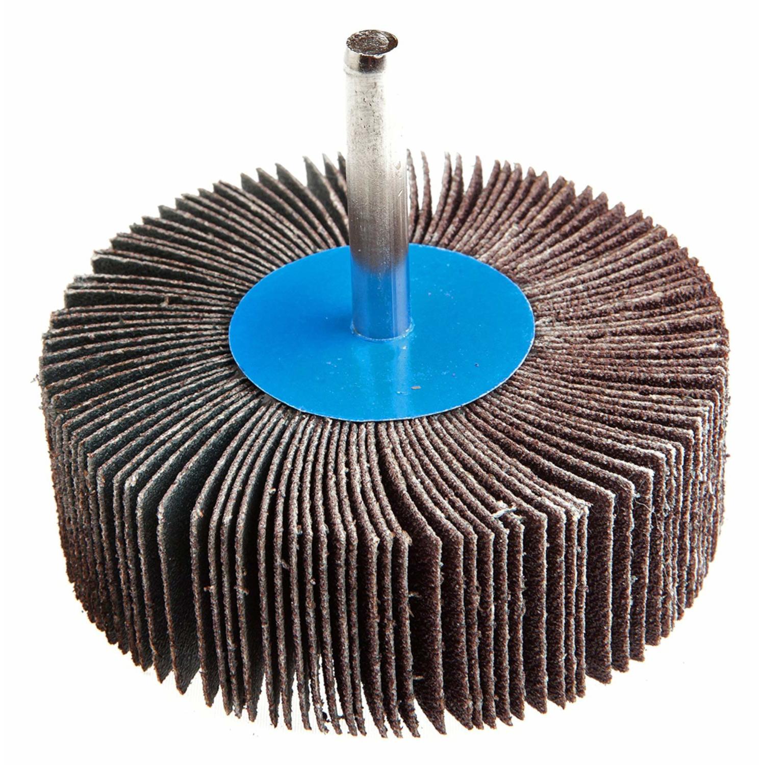 Forney 2 in. D X 1/4 in. Aluminum Oxide Flap Wheel 120 Grit 1 pc