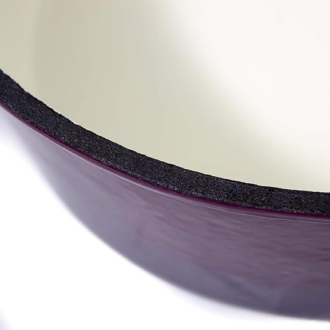 Cajun Classic 9 Qt Purple & Gold Enameled Cast Iron Dutch Oven