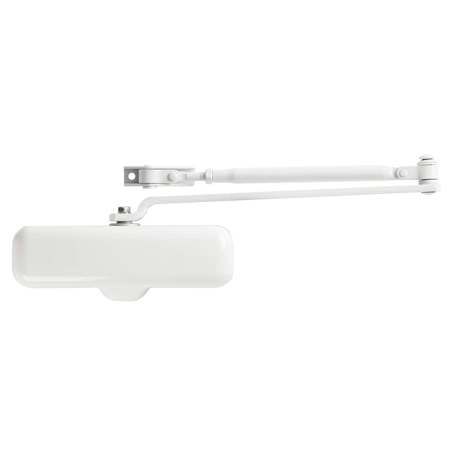 Brinks Residential White Steel Hydraulic Adjustable Door Closer