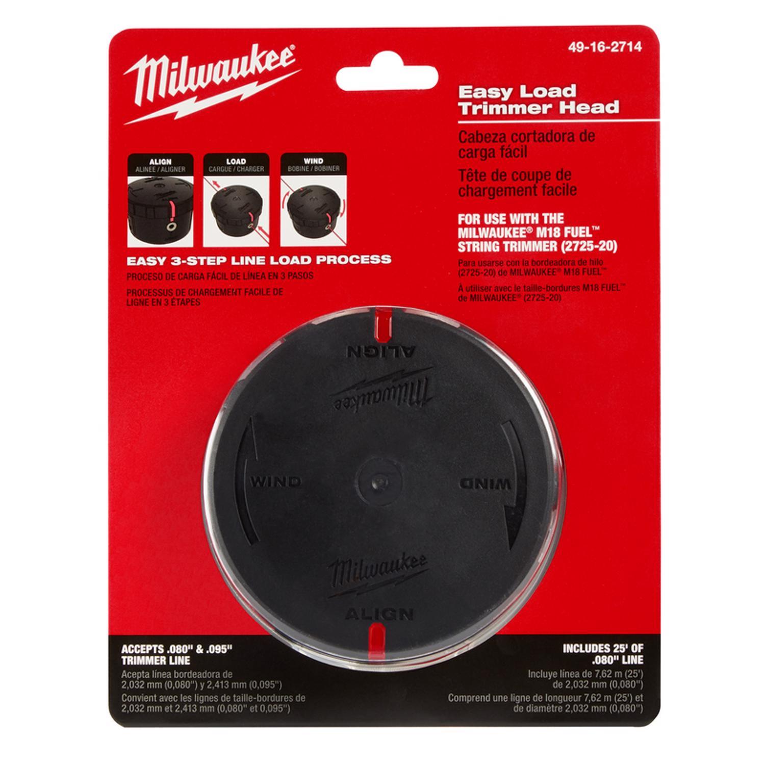 Milwaukee Professional Grade.080 in. D X 25 ft. L Trimmer Head