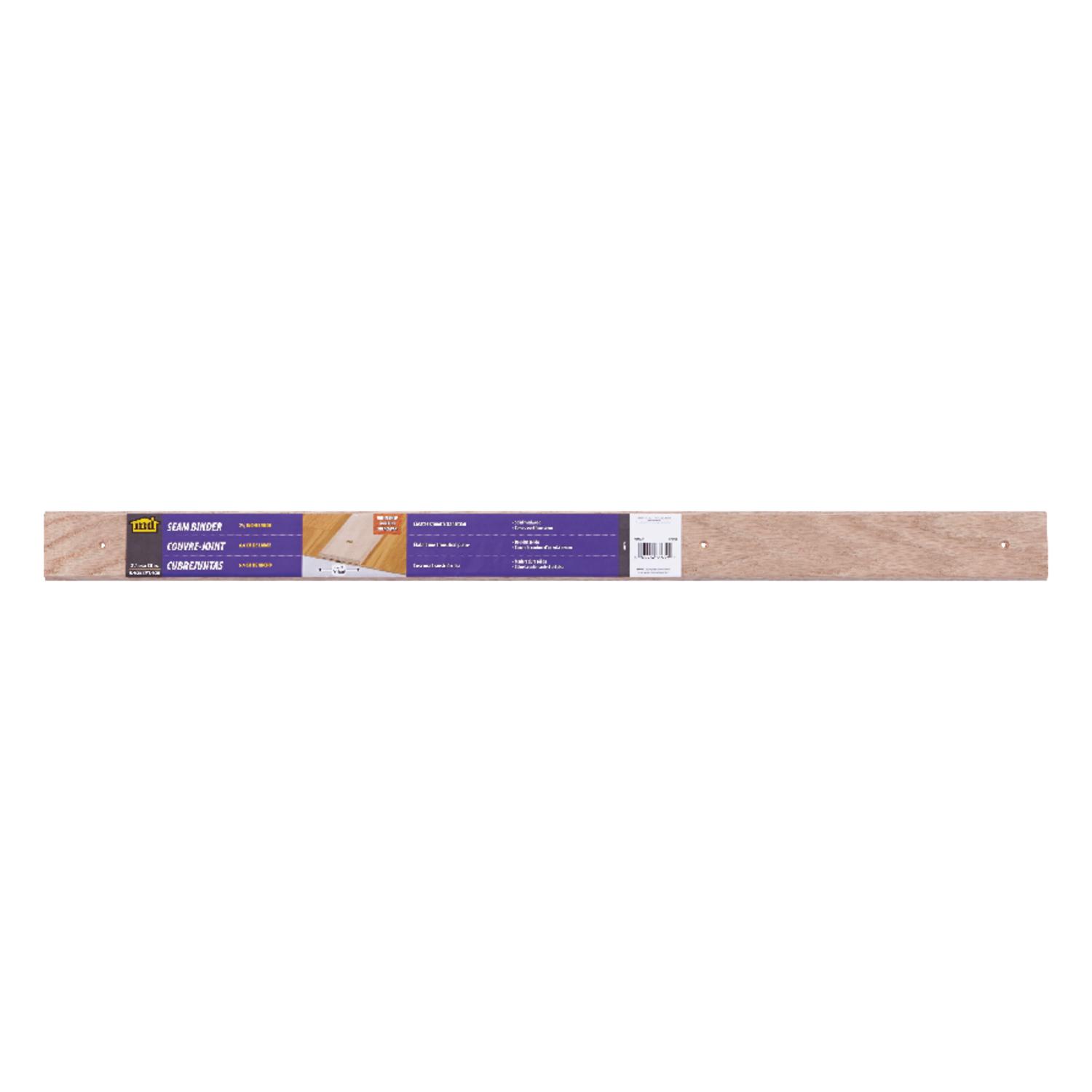 M-D 2-1/2 in. W X 36 in. L Unfinished Brown Hardwood Seam Binder