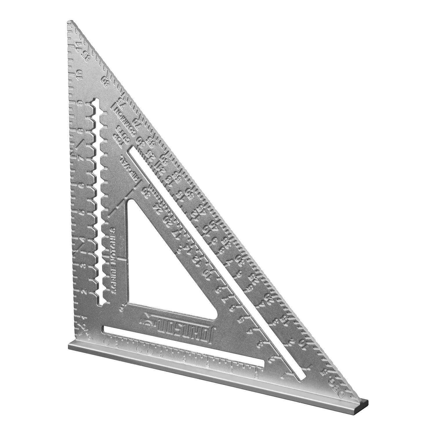 Johnson 12 in. L Aluminum Rafter Square