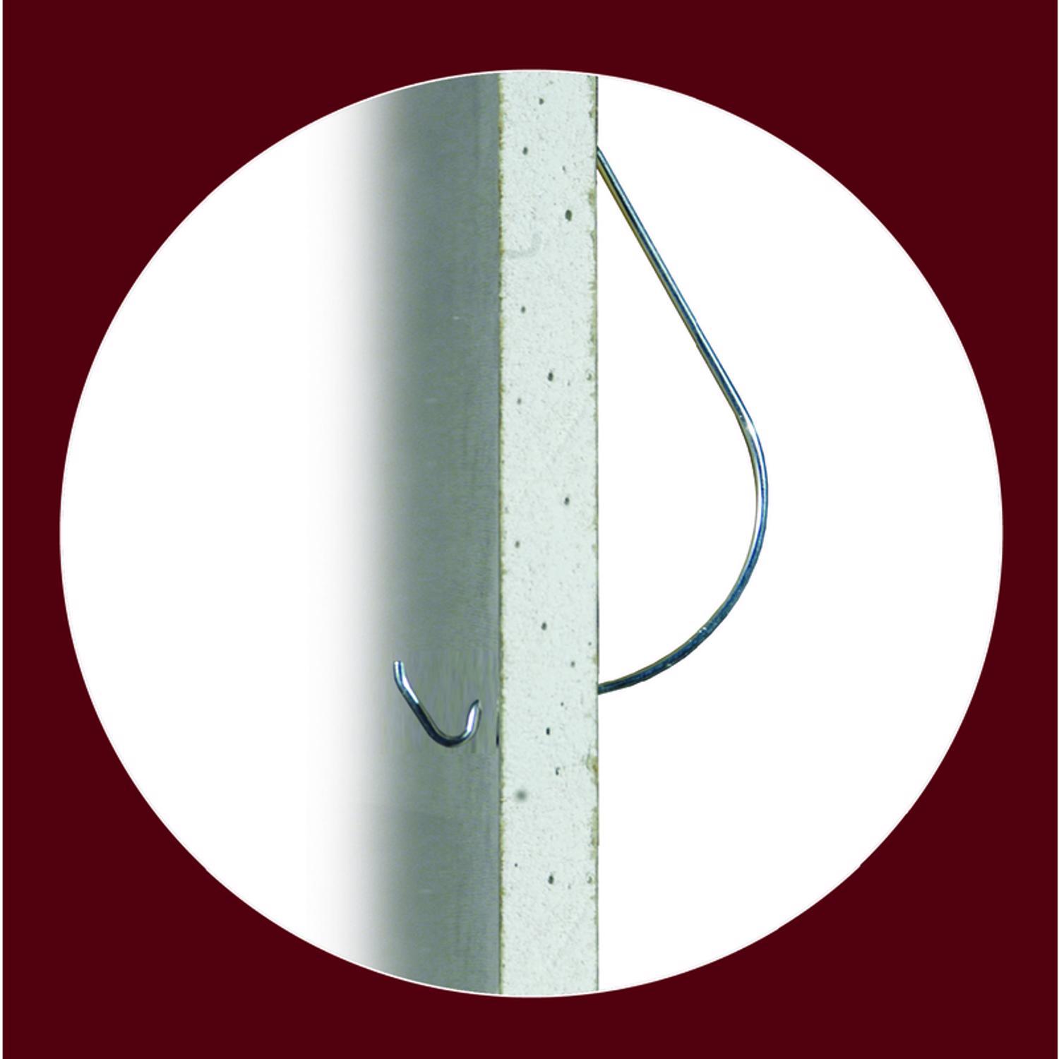 HILLMAN Gorilla Grade Galvanized Silver Picture Hanger 40 lb 4 pc