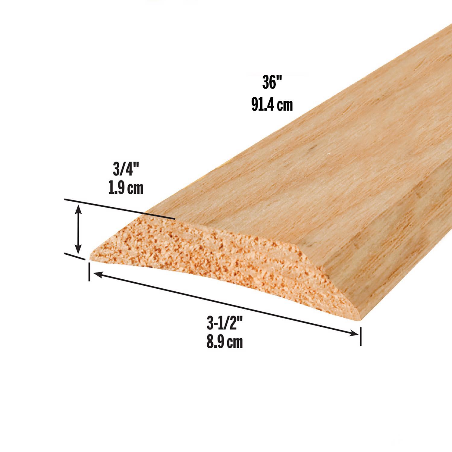 M-D Building Products 0.75 in. H X 3.5 in. W X 36 in. L Natural Hardwood Low Threshold Natural
