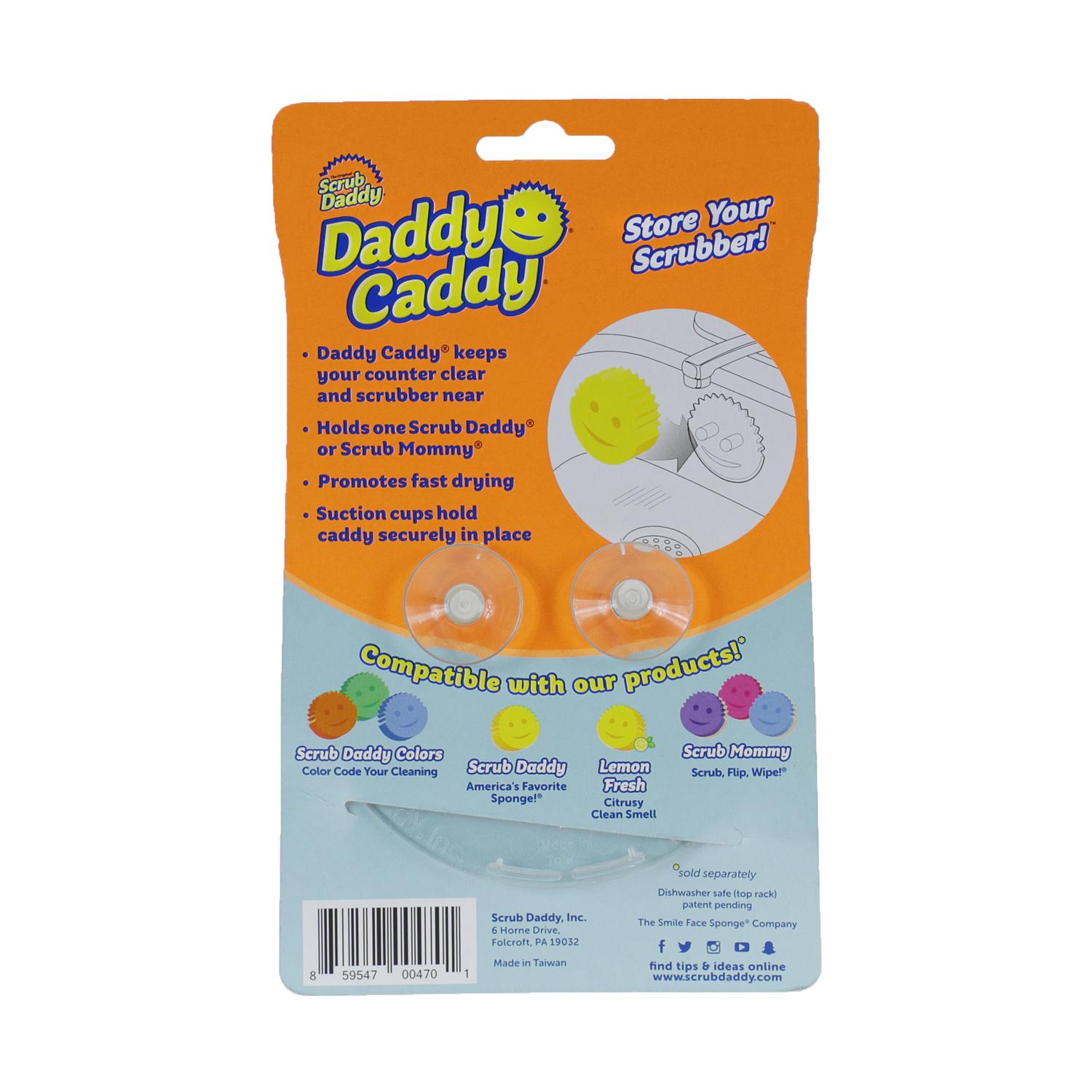 Scrub Daddy Daddy Caddy Heavy Duty Sponge For Household 7.4 in. L 1 pk