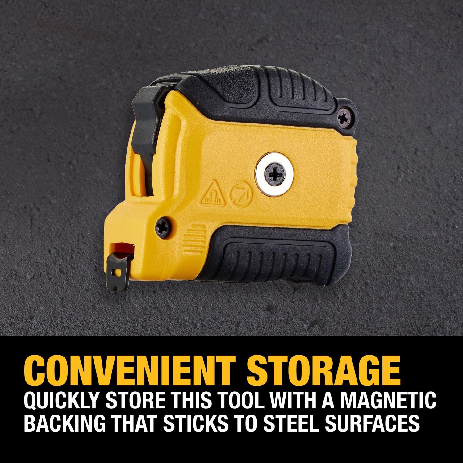 DeWalt 9 ft. L X 0.5 in. W Tape Measure 1 pk