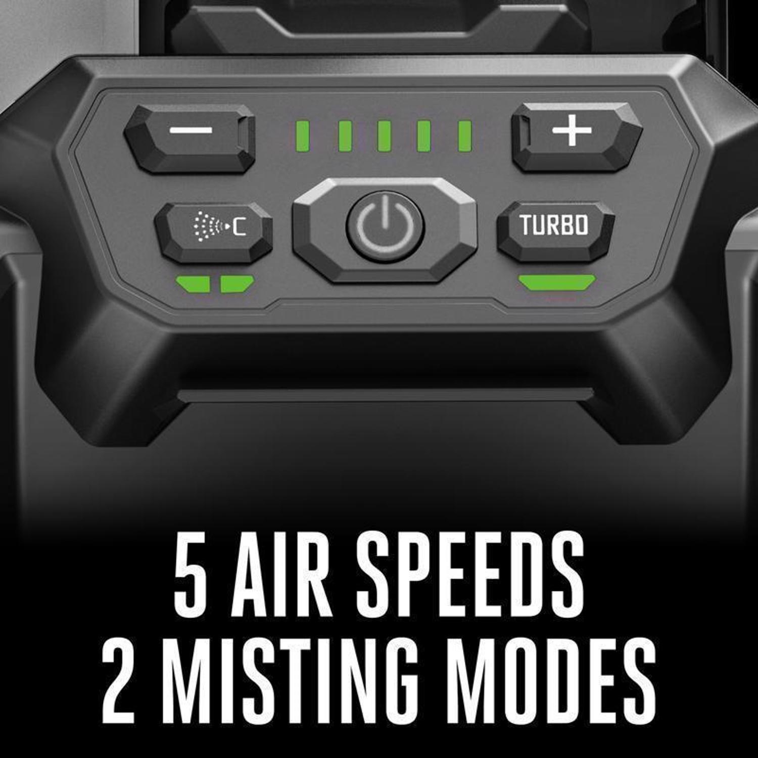 EGO Power+ 18 in. H 5 speed Misting Fan Bare Tool