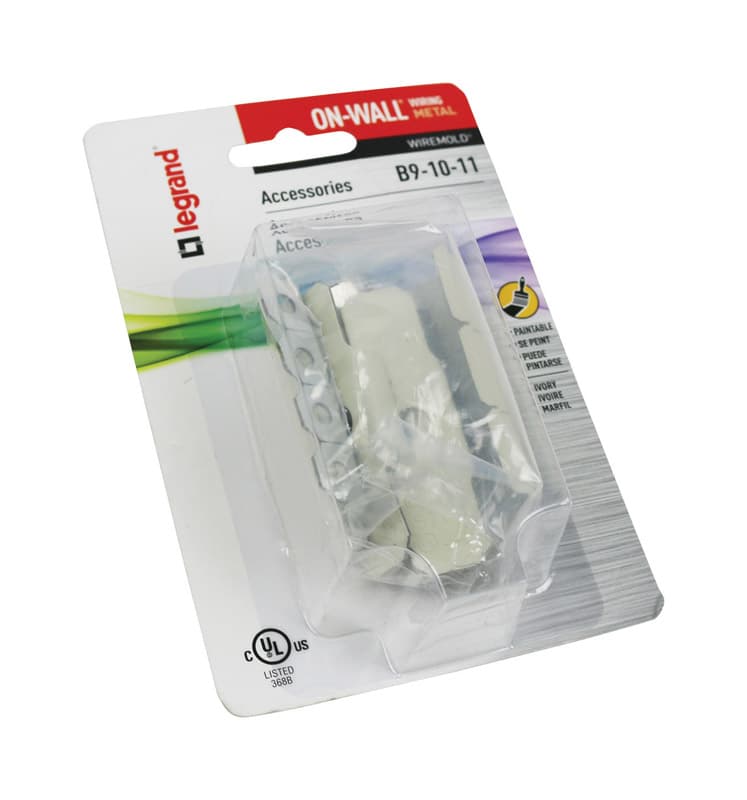 Legrand On-Wall Cord Cover Accessory Kit 1 pk