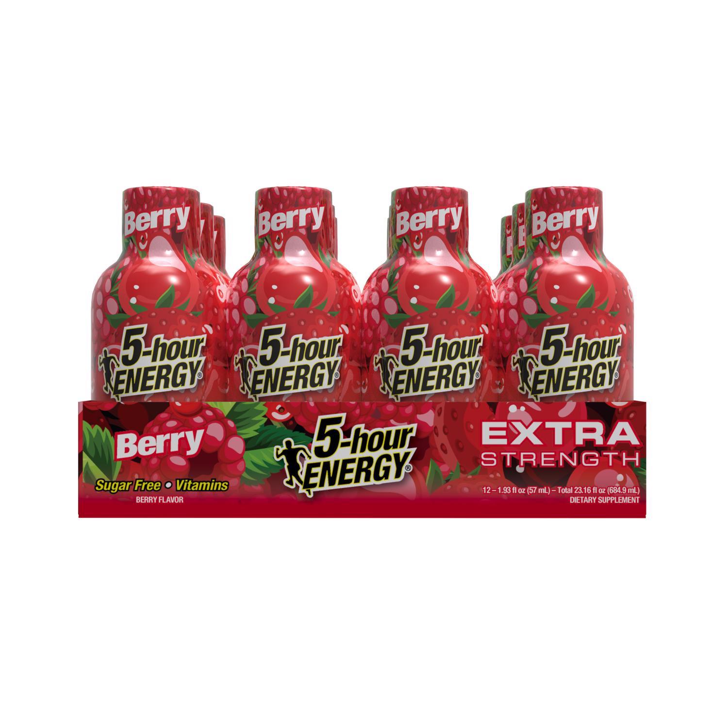 5-hour Energy Extra Strength Sugar Free Berry Energy Shot 1.93 fl. oz.