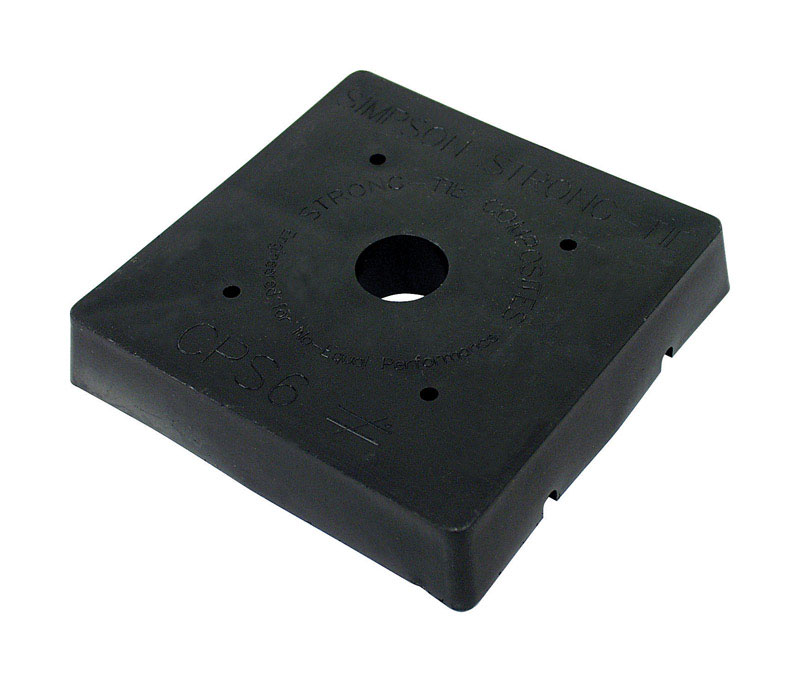 Simpson Strong-Tie Plastic Composite Base 1 in. H x 5-5/16 in. W