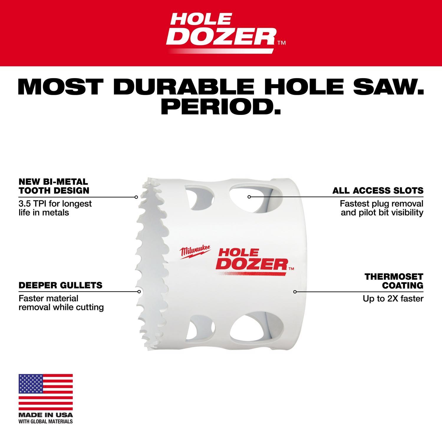 Milwaukee Hole Dozer 1-5/8 in. Bi-Metal Hole Saw