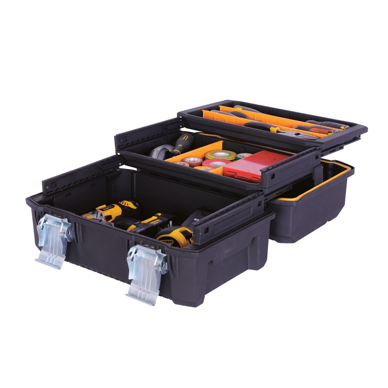STANLEY Fatmax 18 in. Cantilever Tool Box Black/Yellow
