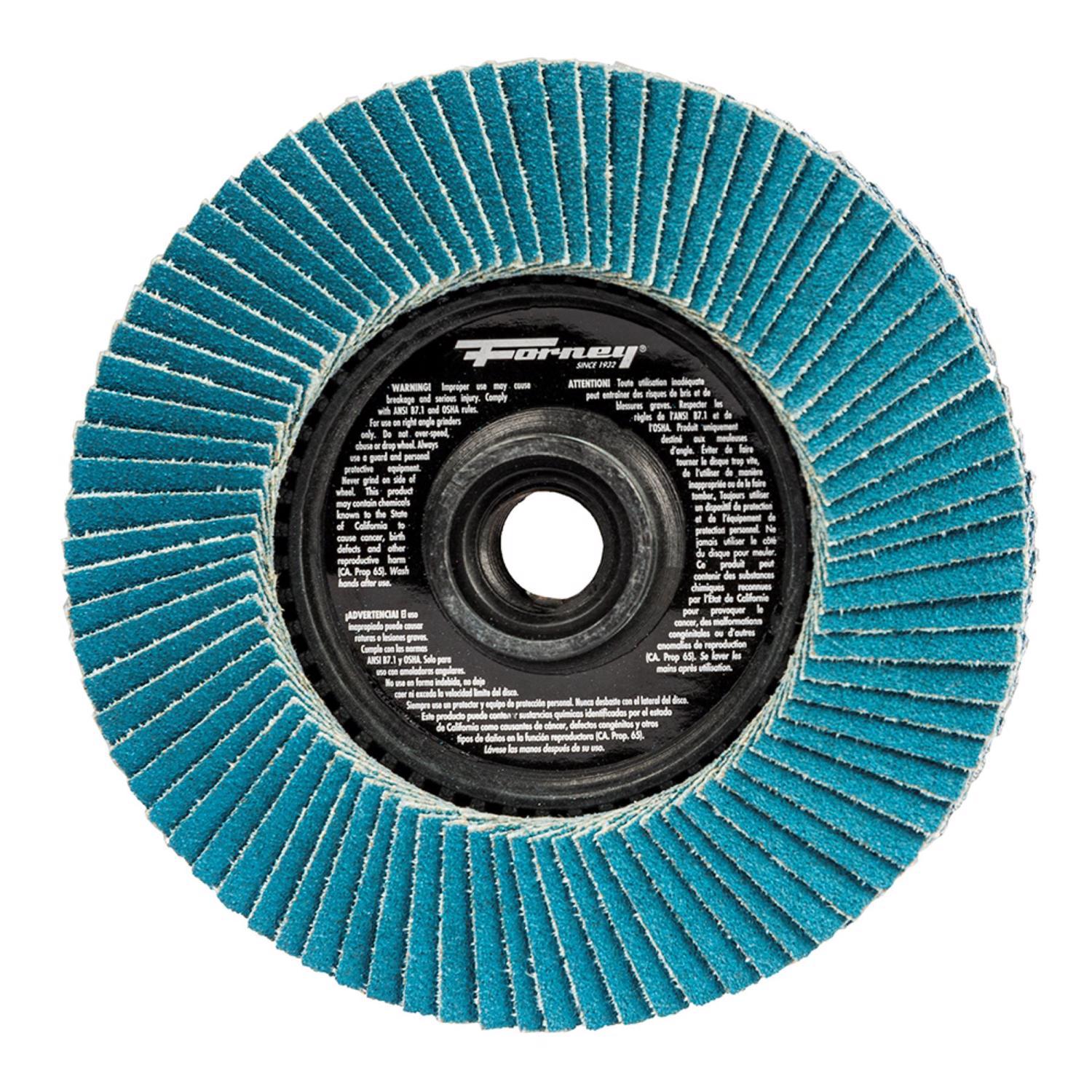 Forney 4-1/2 in. D X 1/4 in. thick Metal Grinding Wheel 1 pc