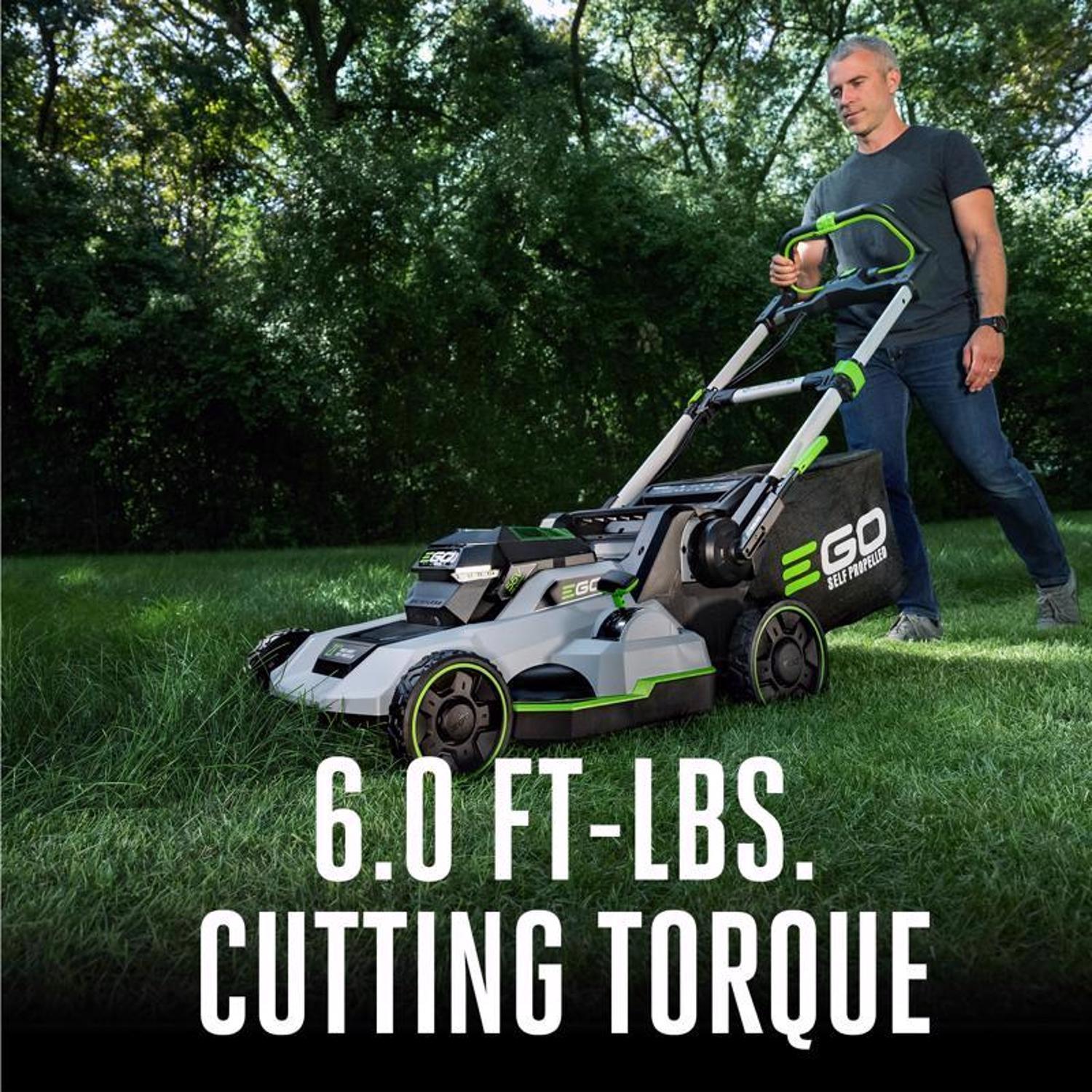 EGO Power+Touch Drive LM2125SP 21 in. 56 V Battery Self-Propelled Lawn Mower Kit (Battery & Charger) W/ 7.5 AH BATTERY