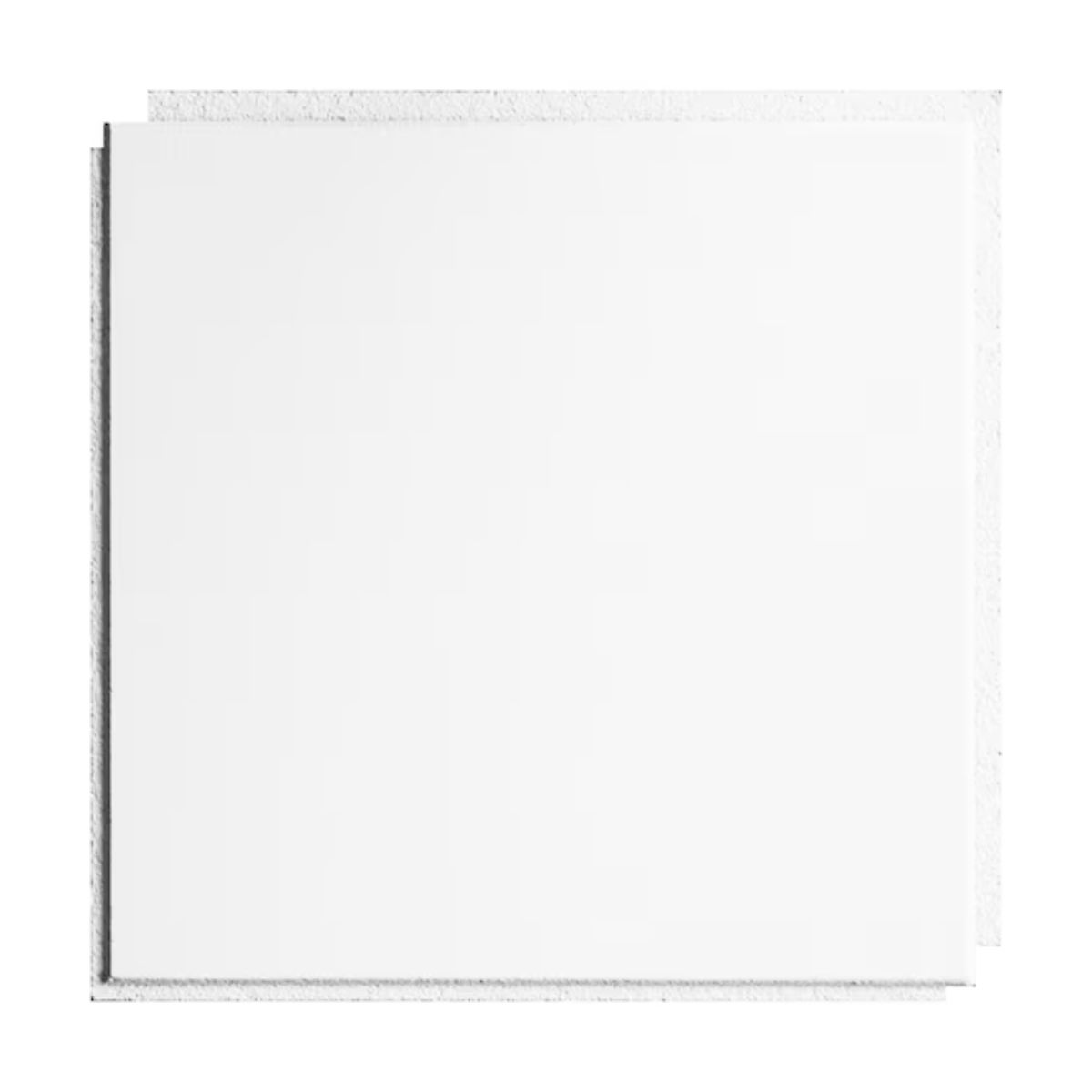Armstrong Ceilings 1-ft. x 1-ft. Washable White White Mineral fiber Surface-mount Ceiling Tile