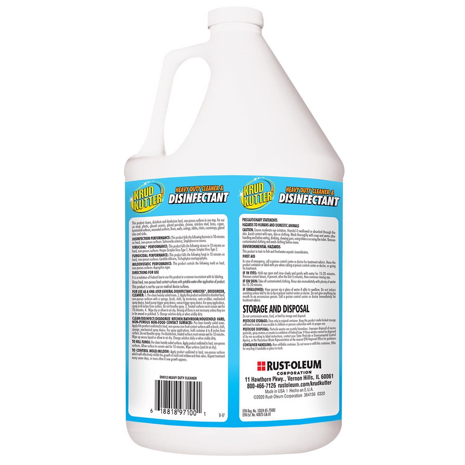 Krud Kutter No Scent Heavy Duty Cleaner and Disinfectant 1 gal