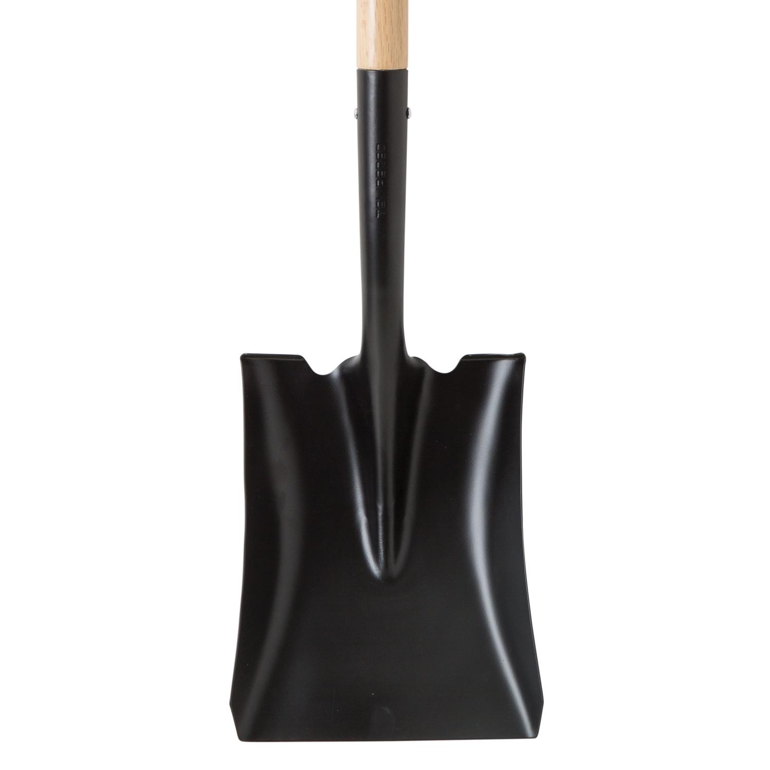 Home Plus 38.5 in. Steel Square Transfer Shovel Wood Handle