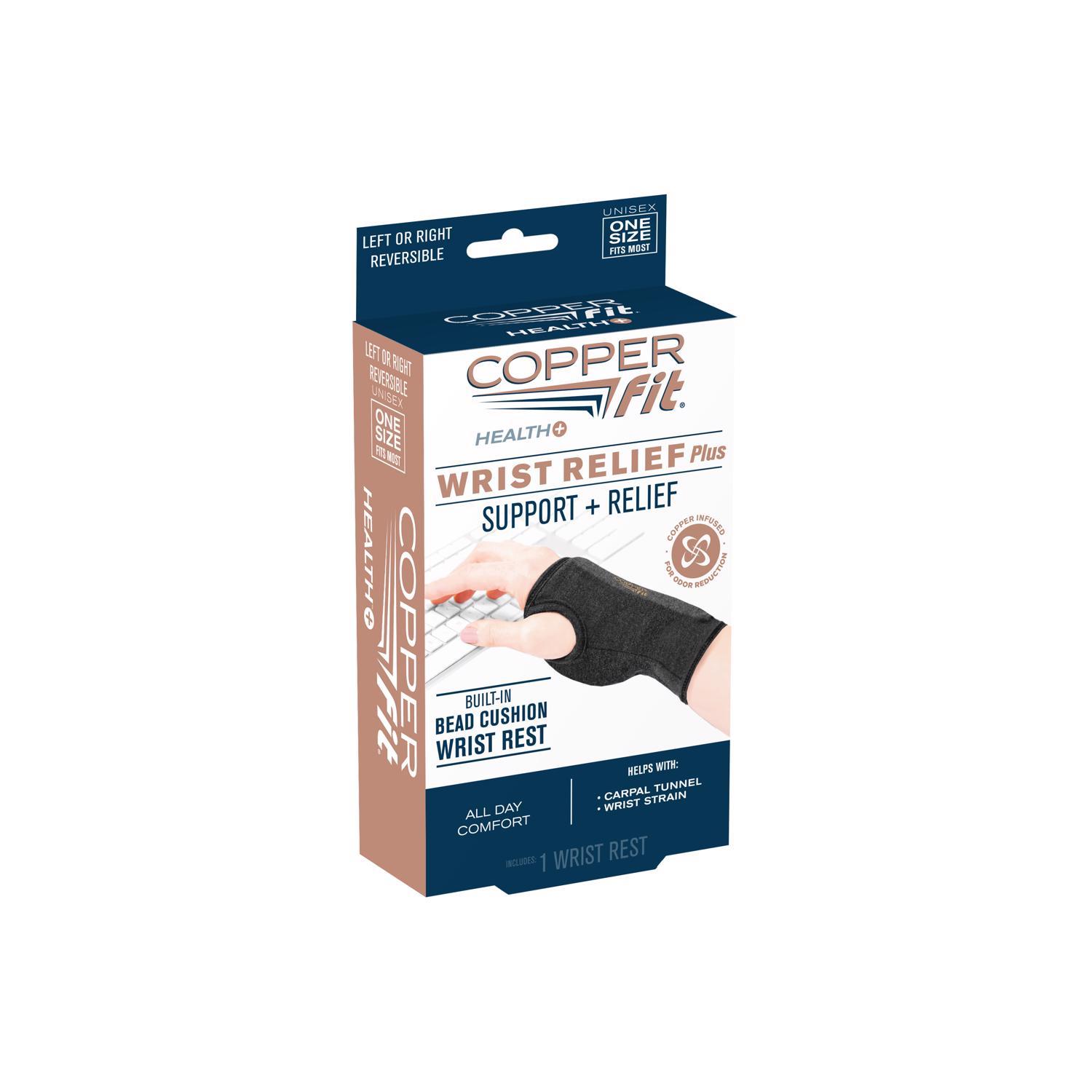 Copper Fit Health Black Wrist Support 1 box 1 pk
