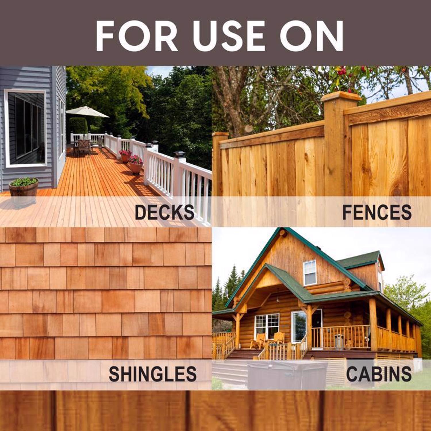 Ready Seal Goof Proof Semi-Transparent Flat Mahogany Oil-Based Penetrating Wood Stain/Sealer 5 gal