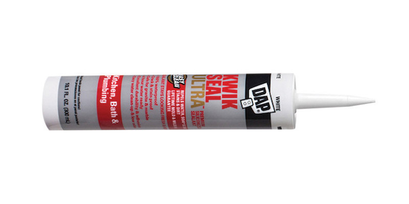 DAP Kwik Seal Ultra White Siliconized Acrylic Kitchen and Bath Sealant 10.1 oz