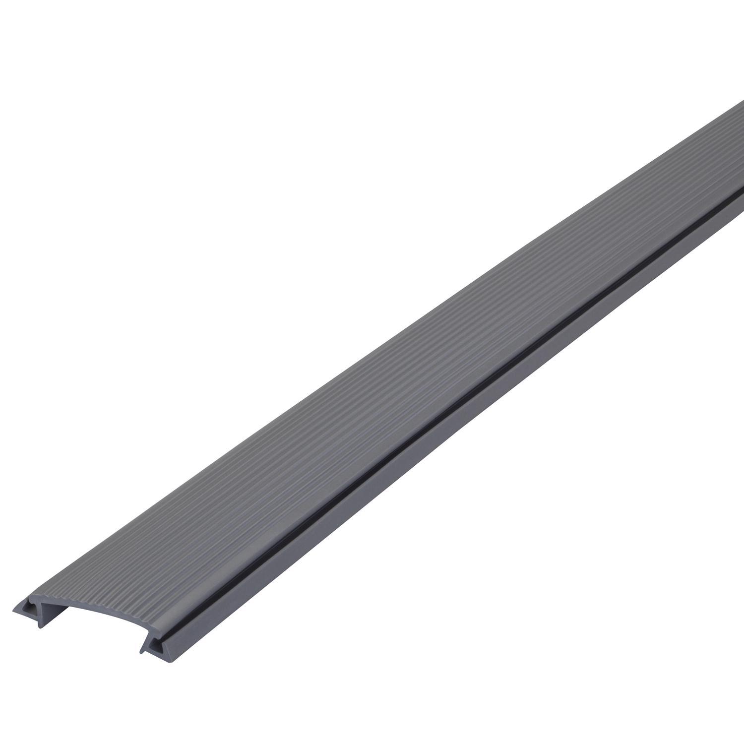 M-D Building Products 0.75 in. H X 1.5 in. W X 36 in. L Vinyl Threshold Replacement Insert Gray