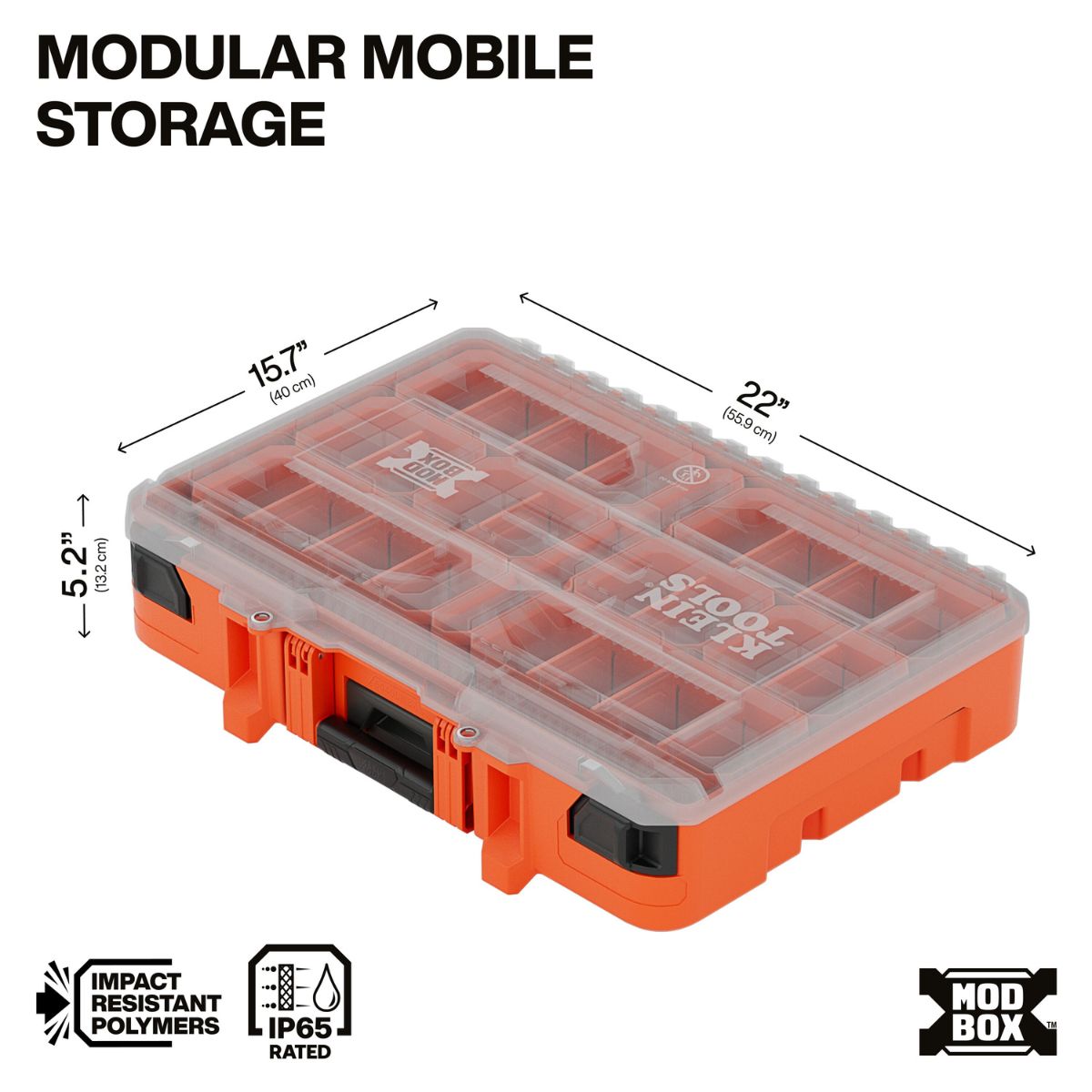 Klein Tools MODbox Component Box, Full Width