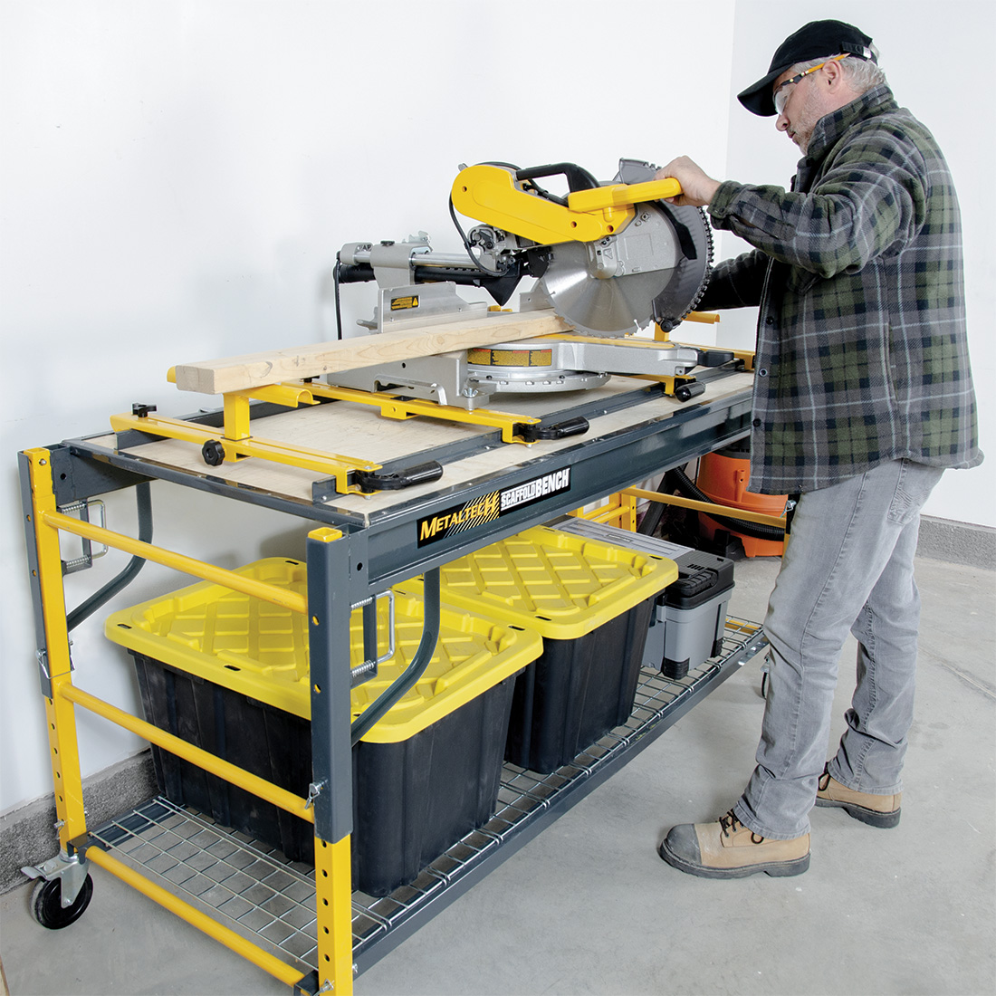 Scaffold Bench 6in. Baker System 4-In-1