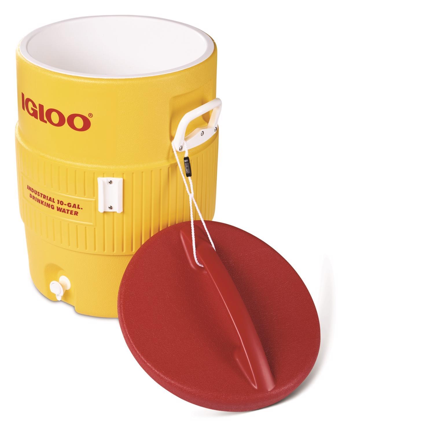 Igloo Industrial Red/Yellow 10 gal Water Cooler