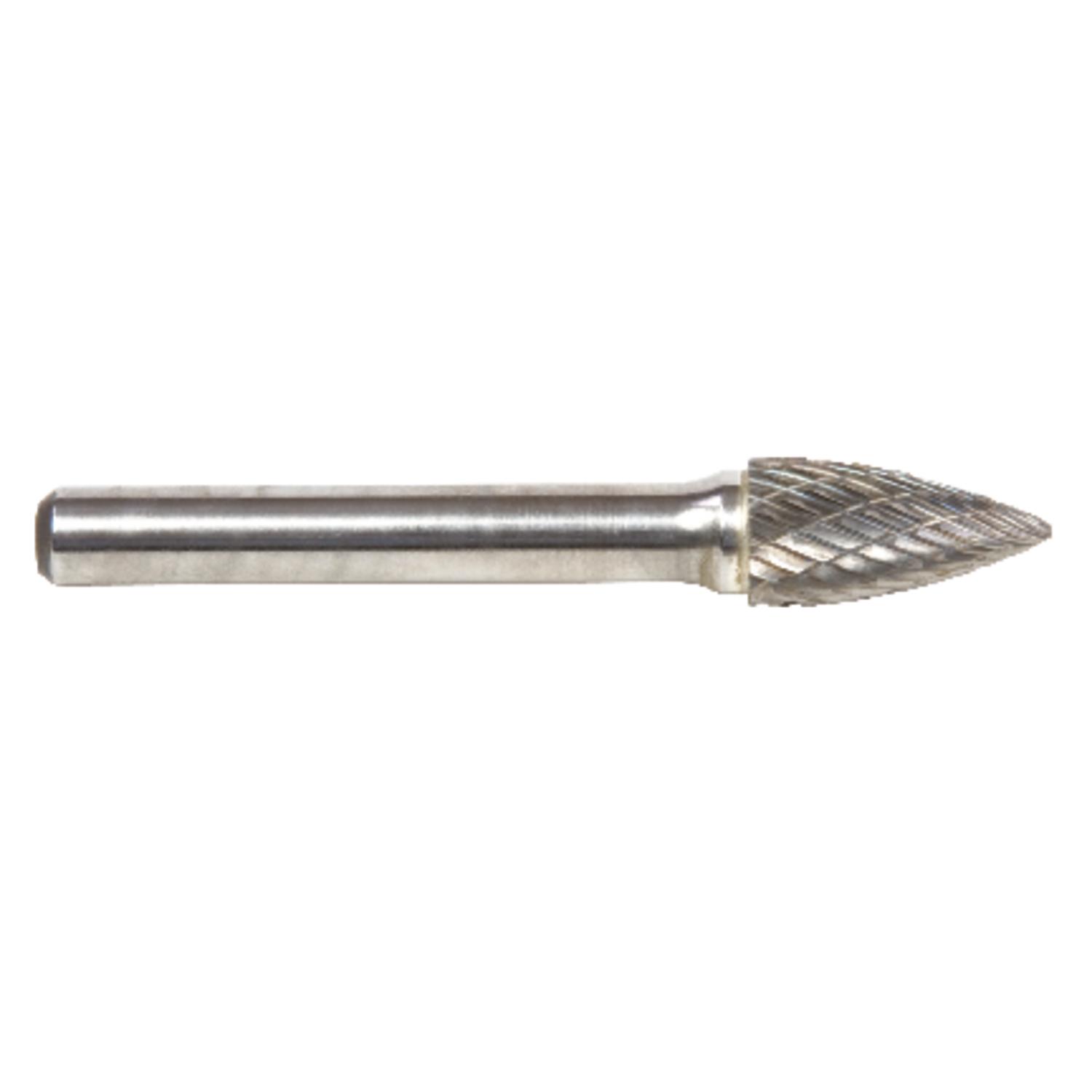 Forney 3/8 in. D X 2.5 in. L Tree Burr Tungsten Carbide 1 pc