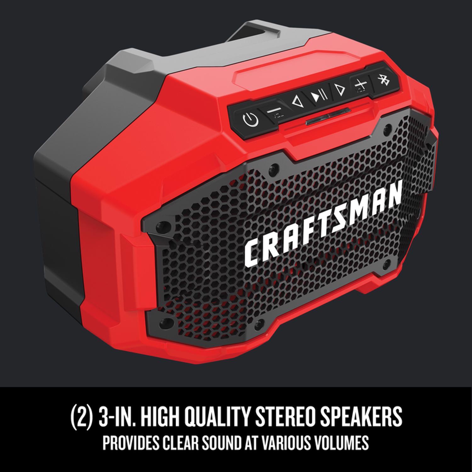 CRAFTSMAN V20 Wireless Bluetooth Jobsite Speaker