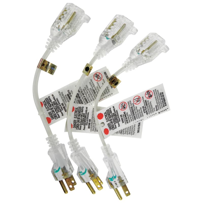 Ace 8 in. L Adapter Cord 16/3 SPT-2