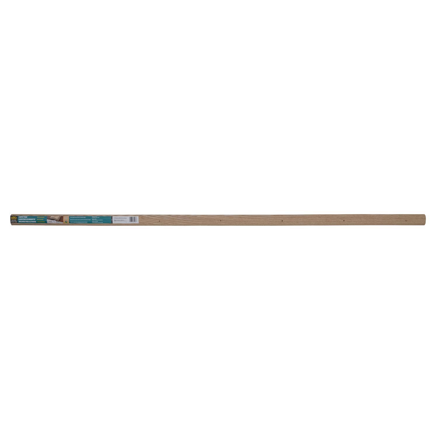 M-D Building Products.88 in. H X 2 in. W X 72 in. L Unfinished Unfinished Hardwood Carpet Trim