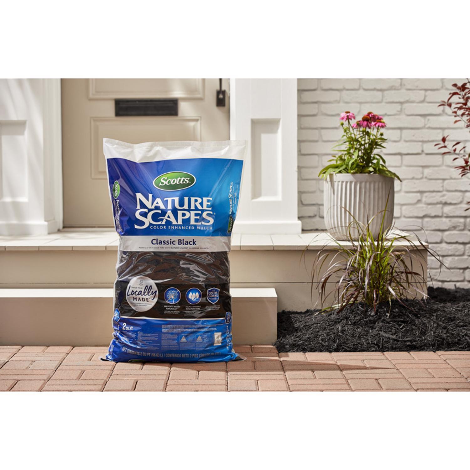 Scotts Nature Scapes Black Bark Color Enhanced Mulch 2 cu ft