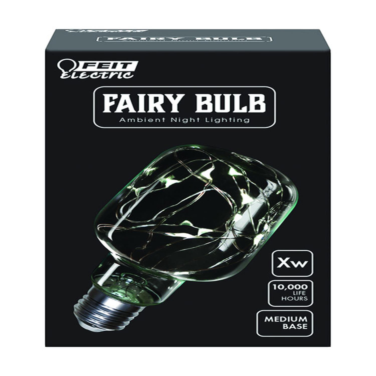 Feit Electric Fairy Mini Cylinder E26 (Medium) Led Bulb Soft White 0 Watt Equivalence 1 Pack