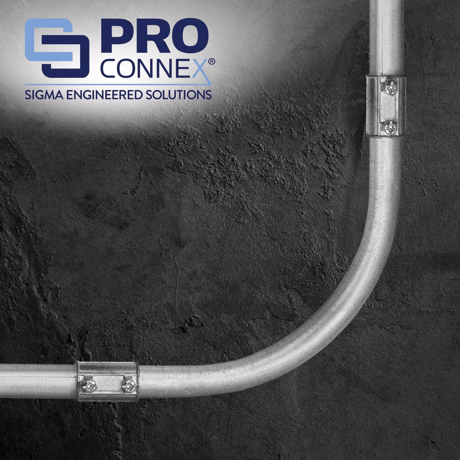 Sigma Engineered Solutions ProConnex 1/2 in. D Die-Cast Zinc Set Screw Coupling For EMT 50 pk