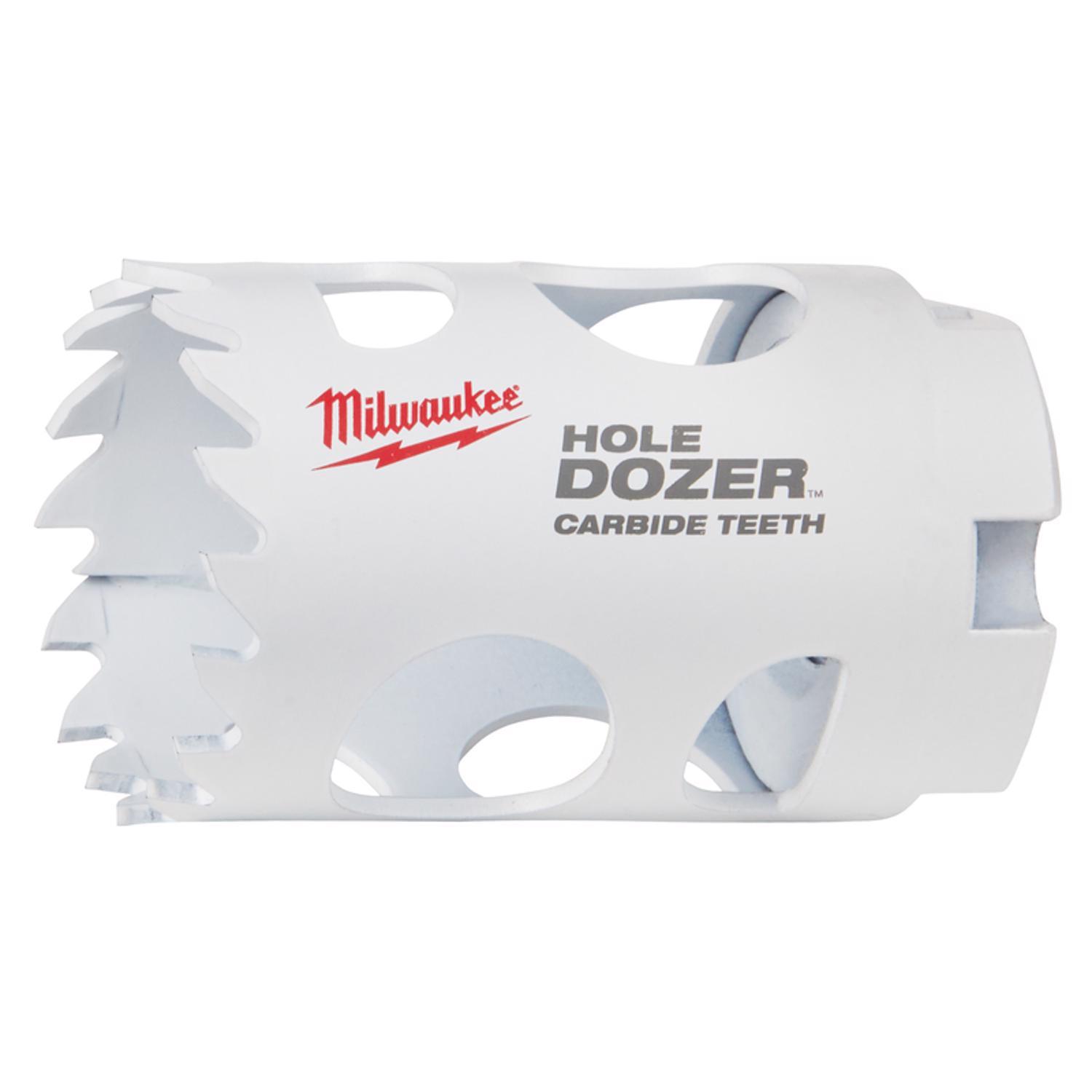 Milwaukee Hole Dozer 1-3/8 in. Carbide Tipped 2-1/8 in. L X 1/4 in. D Hole Saw