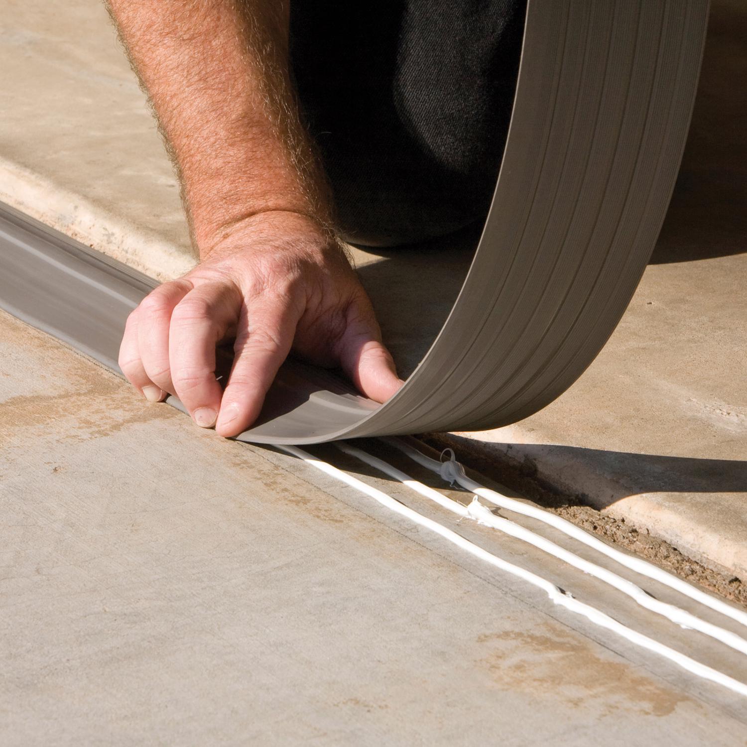 M-D Building Products Gray Vinyl Threshold For Garage Doors 120 in. L X 0.5 in.