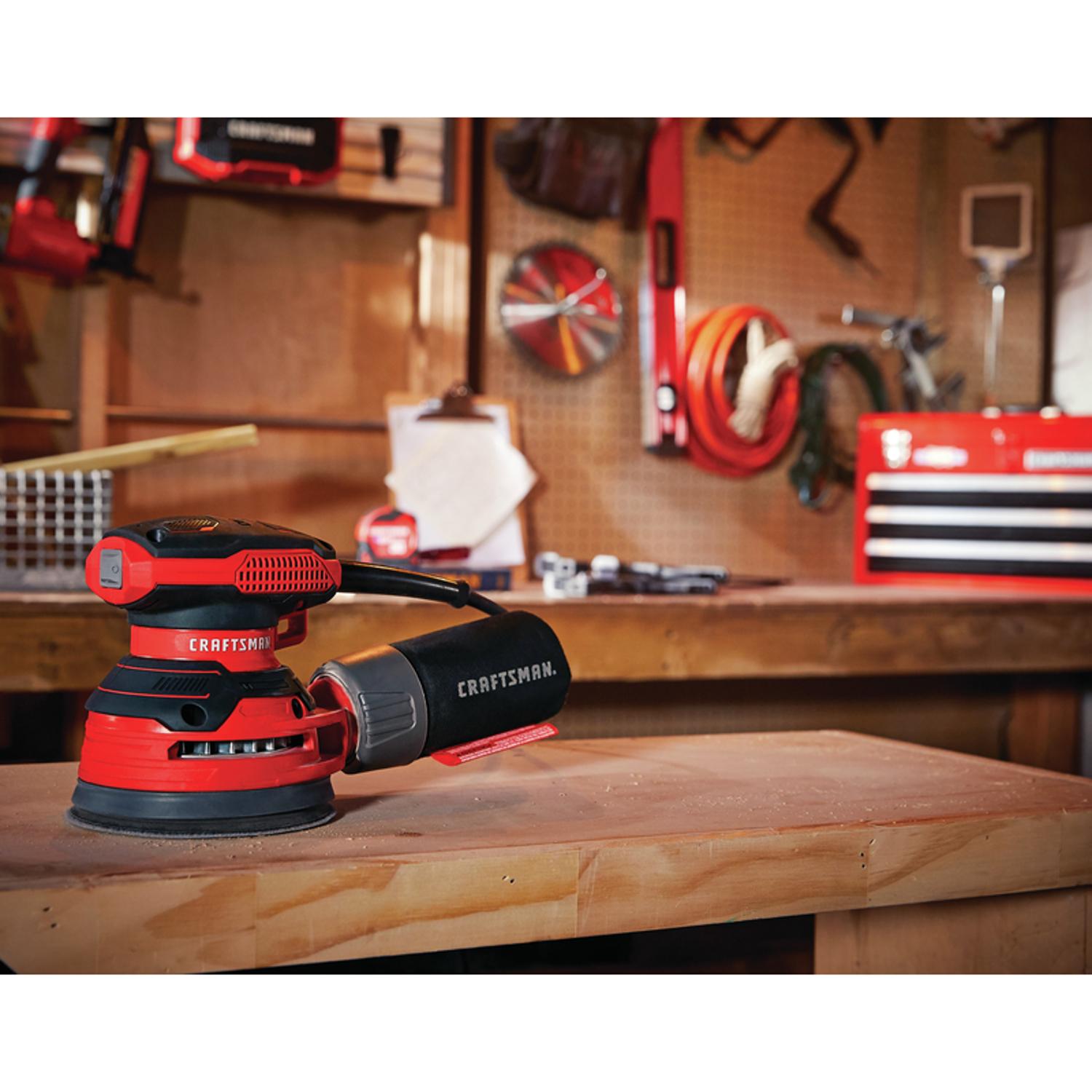 CRAFTSMAN 3 amps Corded 5 in. Random Orbit Sander