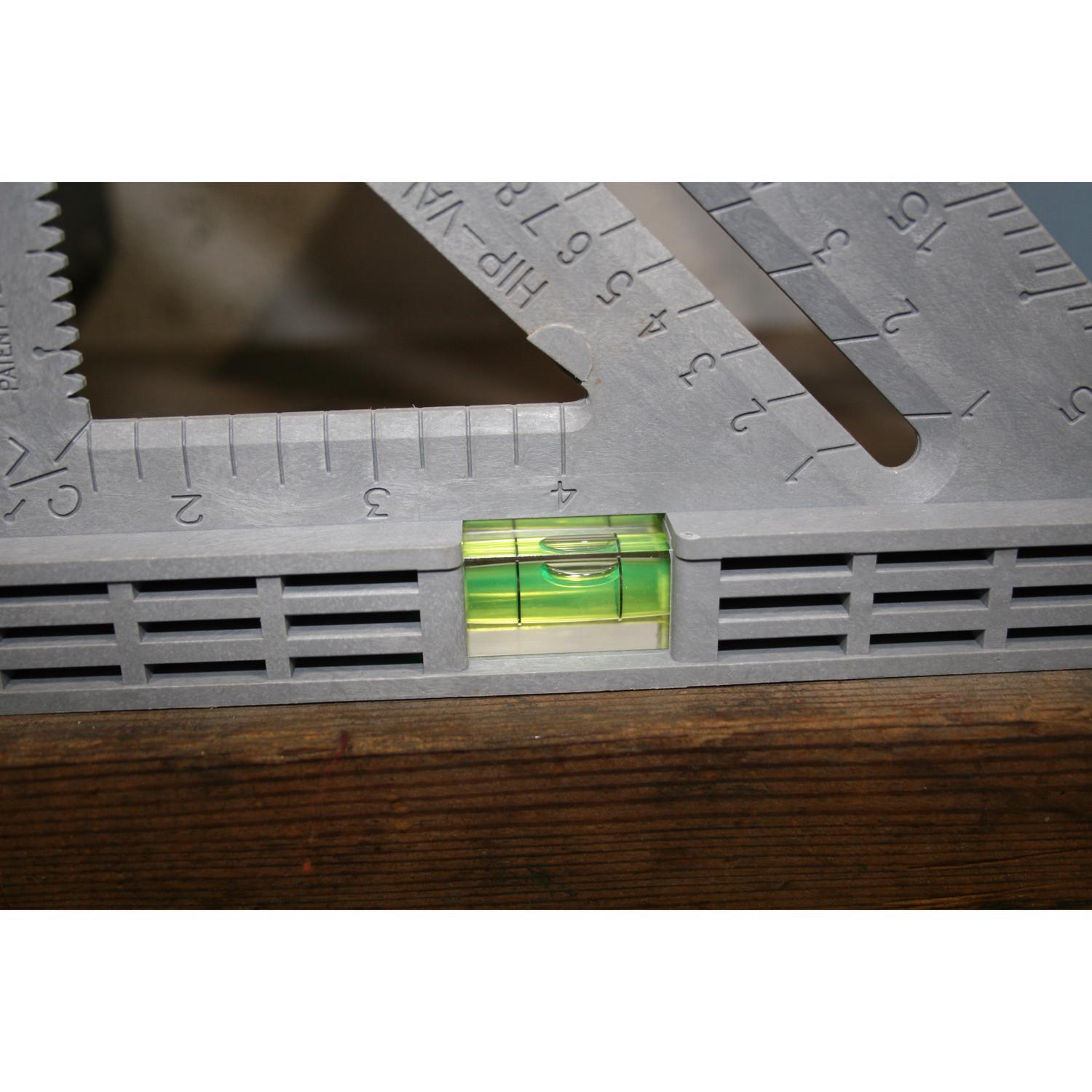 Swanson Speedlite 8.8 in. L X 1 in. H Plastic Speed Square