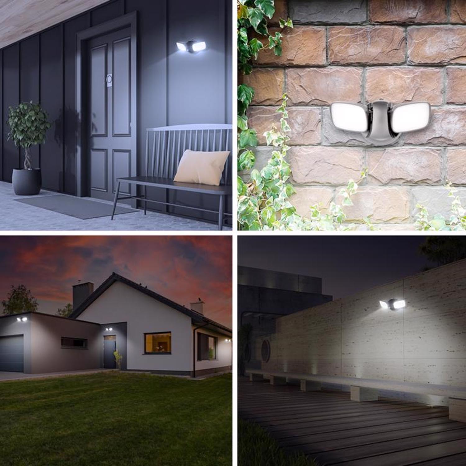 Feit LED Dusk to Dawn Hardwired LED Bronze Security Floodlight